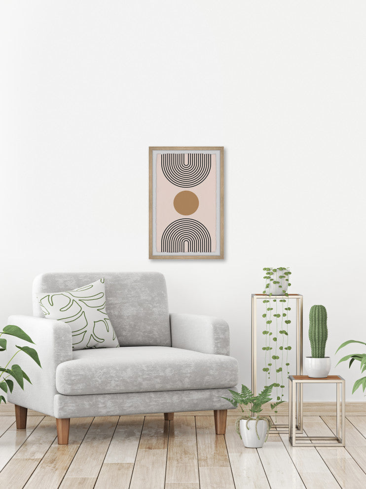 "Opposite Polarity" Framed Painting Print, 12x18