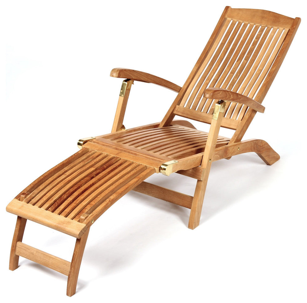 Teak Steamer Chair Lounger Colorado