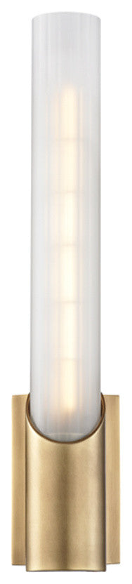 Pylon 1-Light Wall Sconce, Aged Brass