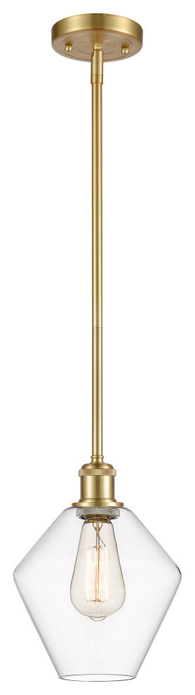 Innovations 516-1S-SG-G652-8 1-Light Mini Pendant, Satin Gold