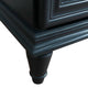 37" Single Vanity, Dark Gray Finish With Black Galaxy
