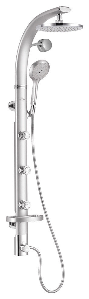 Pulse 1017-S Bonzai Shower System, Silver
