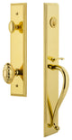 Carre' 1-Piece Dummy Handleset, S Grip and Grande Victorian Knob, 849073