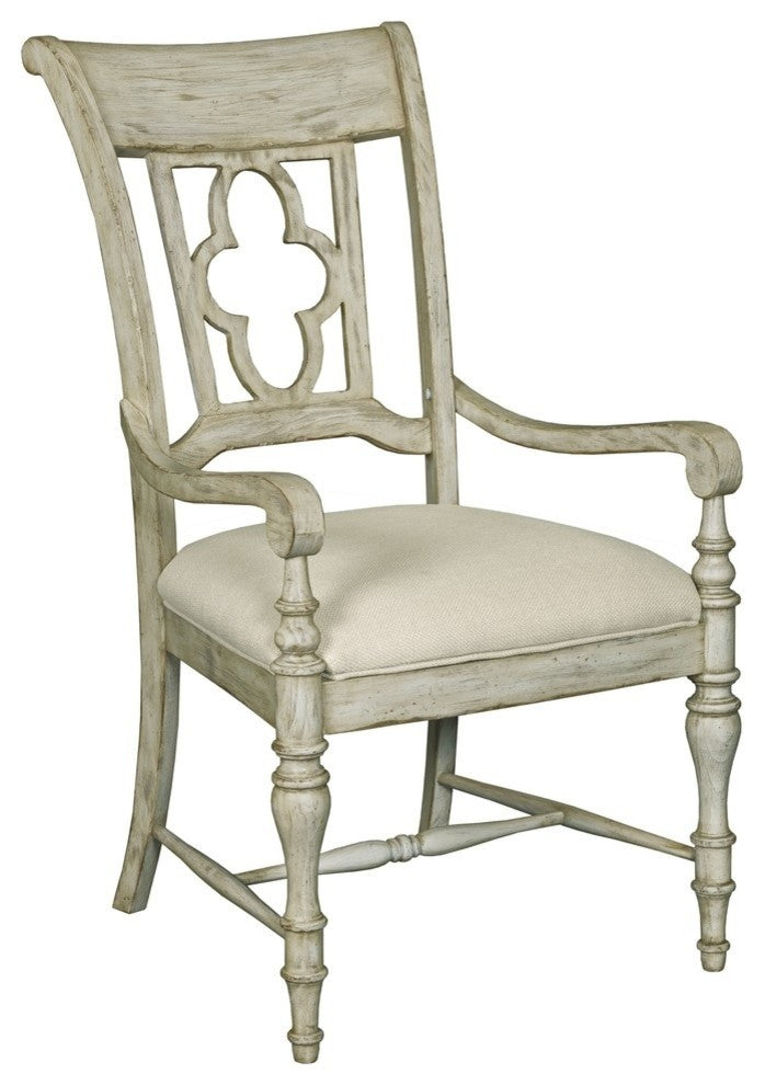 Kincaid Weatherford 75-062 Arm Chairs, Cornsilk Finish, Set of 2