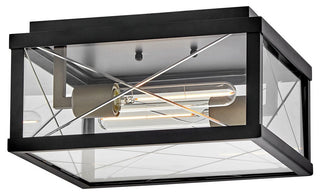 Hinkley Monte Small Flush Mount, Black