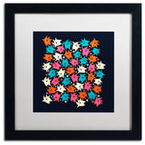 'Tiny Tumbling Kittens' Matted Framed Canvas Art by Carla Martell