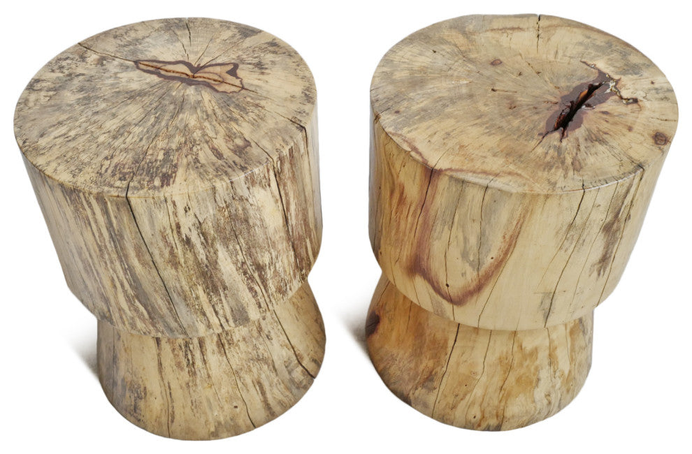 Kokah Multi Wood Block Stool