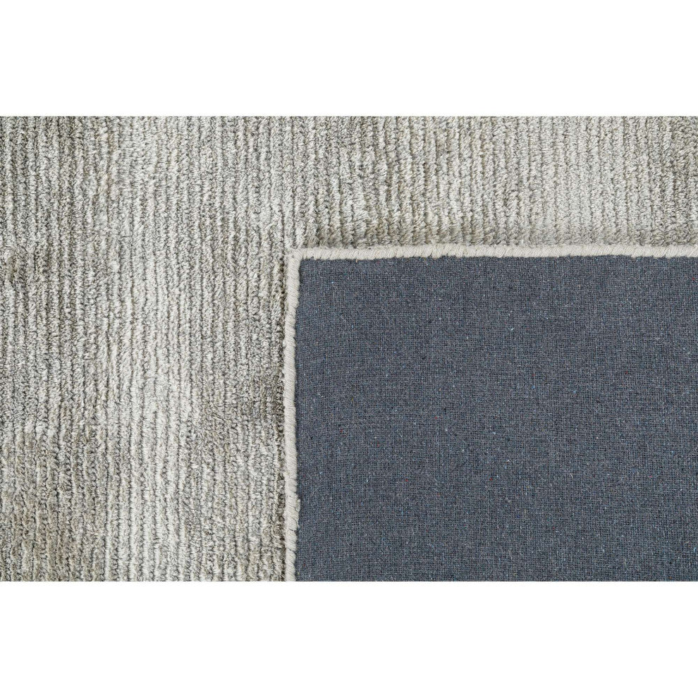 Hue Solid Area Rug, Gray, 8'x10'