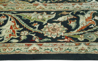 Pak-Persian Cingeswi Black/Green Rug, 8'0x10'2