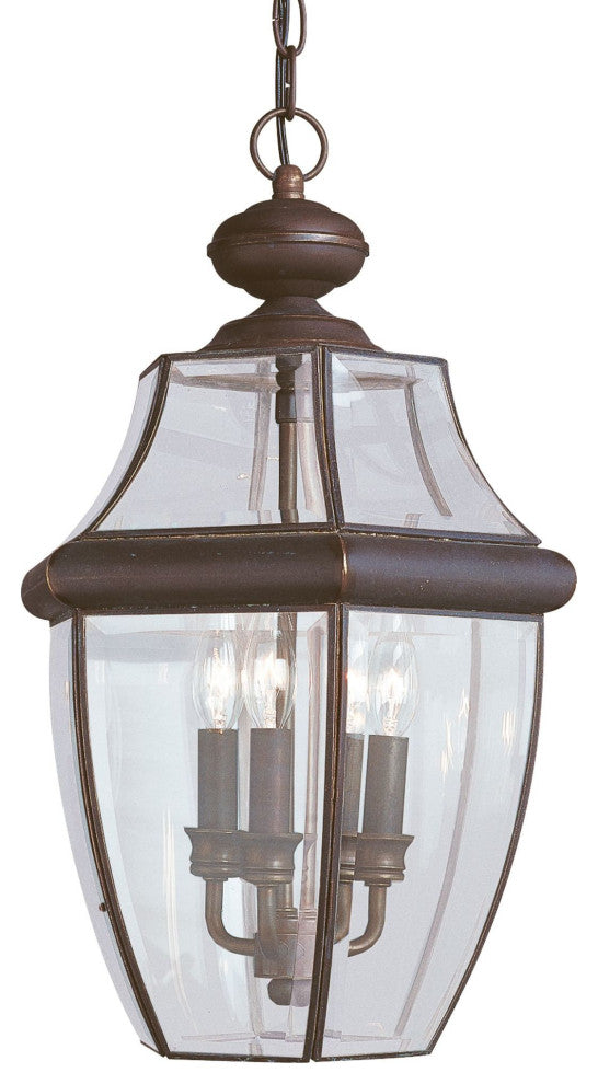 Generation Lighting 6039 Lancaster 3 Light 12"W Outdoor Taper - Antique Bronze
