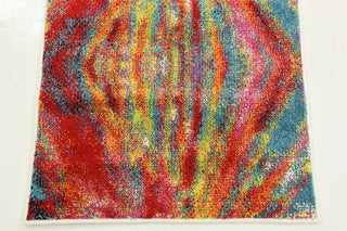 Unique Loom Multicolored Lyon Ruby 2' 0 x 6' 0 Runner Rug