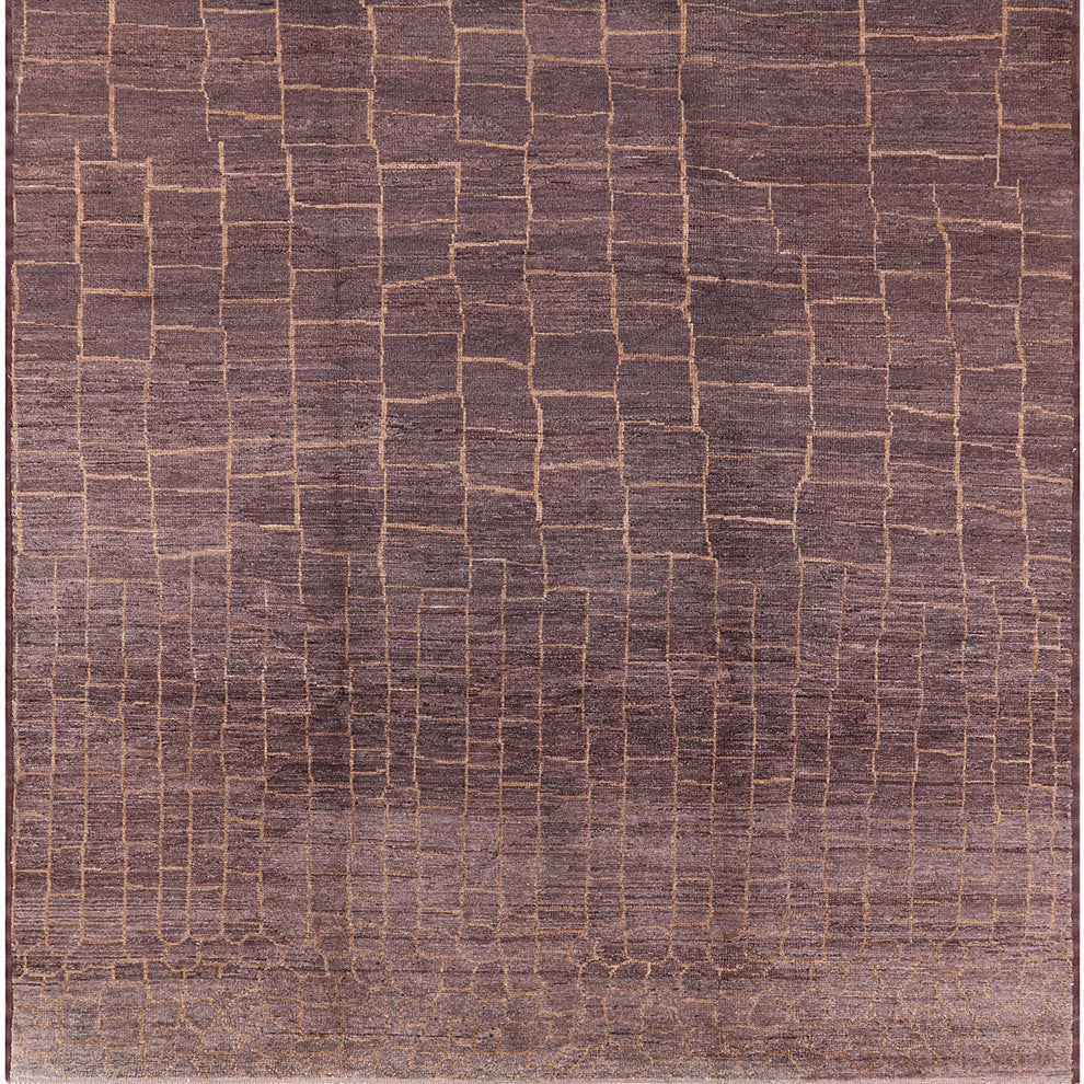 Ahgly Company Indoor Square Mid-Century Modern Area Rugs, 5' Square