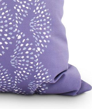 Dotted Focus 26" Purple Geometric Print Decorative Throw Pillow