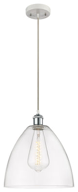 Innovations 516-1P-WPC-GBD-122 1-Light Mini Pendant, White, Polished Chrome