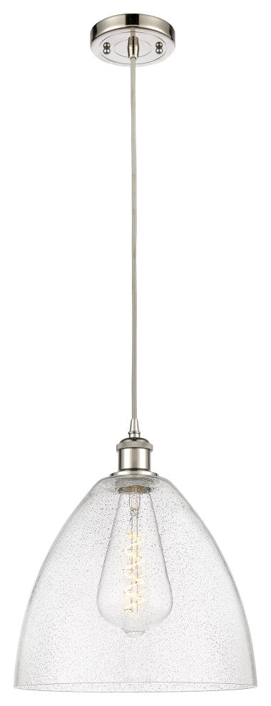 Innovations 516-1P-PN-GBD-124-LED 1-Light Mini Pendant, Polished Nickel
