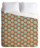 Deny Designs Mummysam Orange Pomegranate Duvet Cover - Lightweight