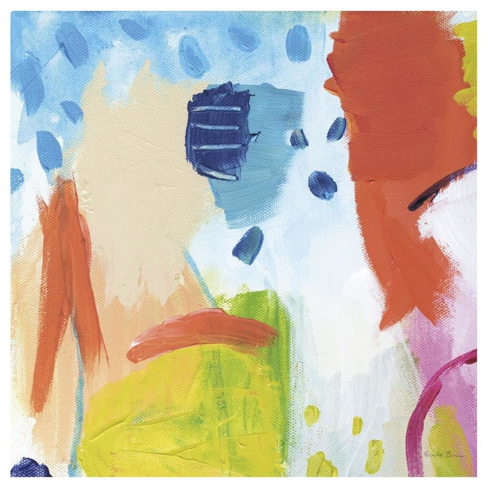 "Cheerful I" Digital Paper Print by Farida Zaman, 20"x20"