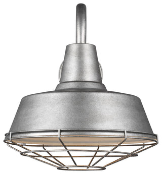 Barn Light Large Cage, Weathered Pewter