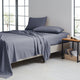 Kathy Ireland 4 Piece Brushed Microfiber Sheet Set, Dark Gray, Queen