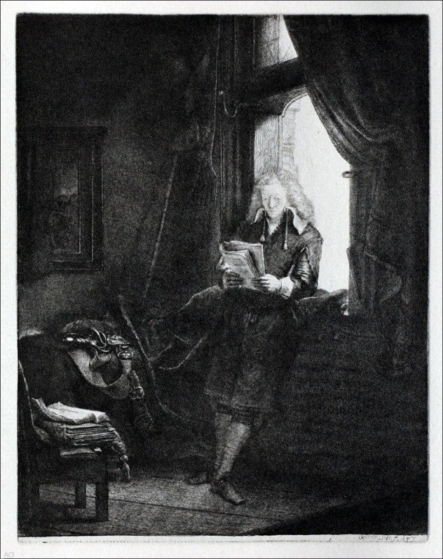 Rembrandt Van Rijn The Portrait of Jan Six, Gallery Wrapped Canvas, 20"x25"