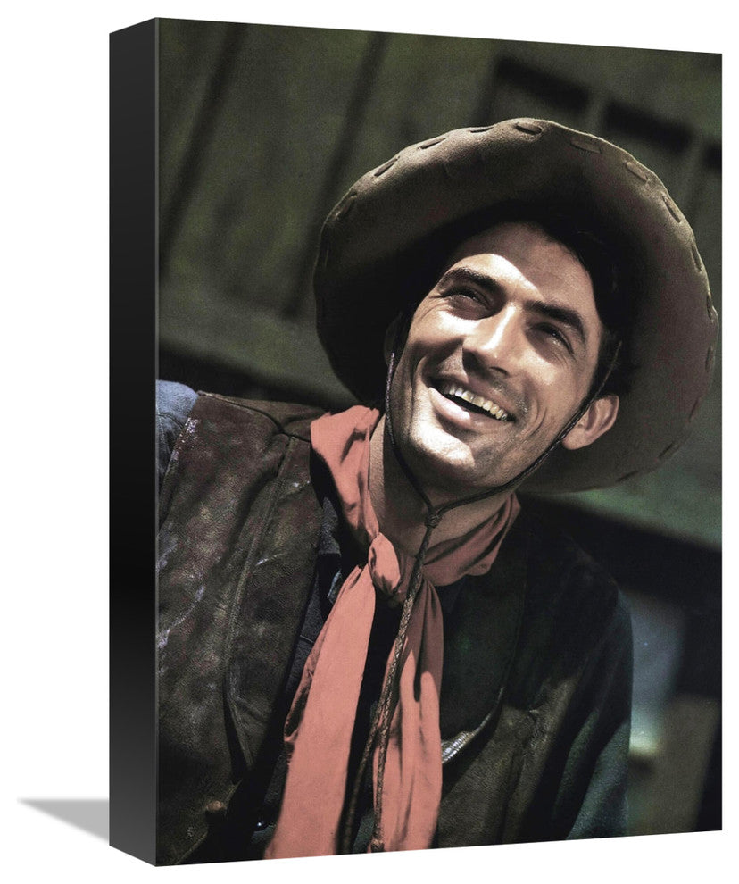 "Gregory Peck" Stretched Canvas Giclee by Hollywood Photo Archive, 11x16"