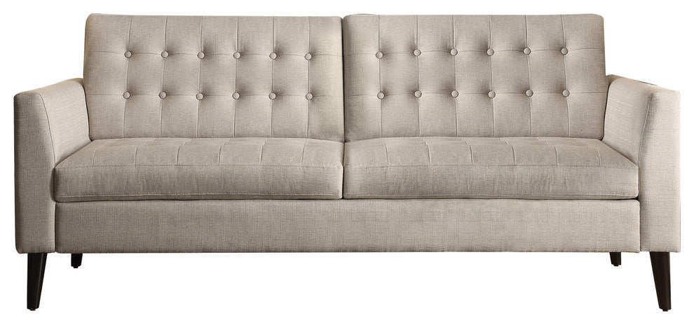 Estrella Tufted Sofa, Beige