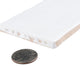 Castillo 3" x 12" Ceramic Wall Tile, Matte White