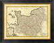 "Normandie, Maine, Perche, 1791" Framed Canvas Giclee by Rigobert Bonne, 26x21"