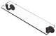 Remi 22" Glass Vanity Shelf with Beveled Edges, Oil Rubbed Bronze