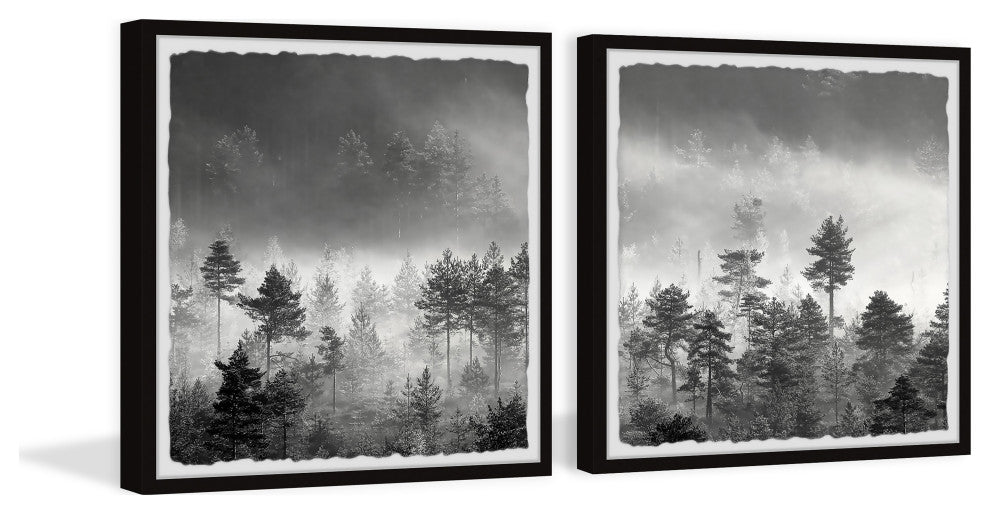 The Forest Spoke Diptych, 2-Piece Set, 32x32 Panels