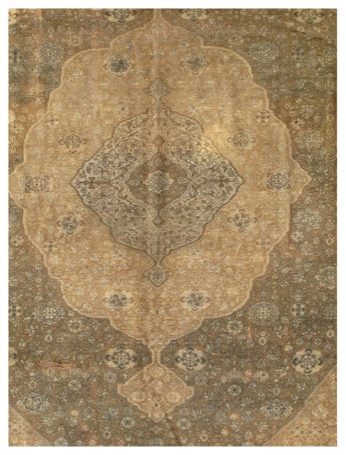 Beige Antique Persian Farahan 10'7''x12'6''