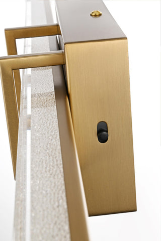 Home Living 36" Led Wall Sconce, Satin Gold