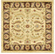 Unique Loom Cream Hickory Voyage 4' 0 x 4' 0 Square Rug