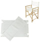 Set of 2 Canvas For Bamboo Director Chair, White