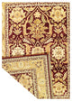 Brown Fine Hand Knotted Agra Rug 9'x12'