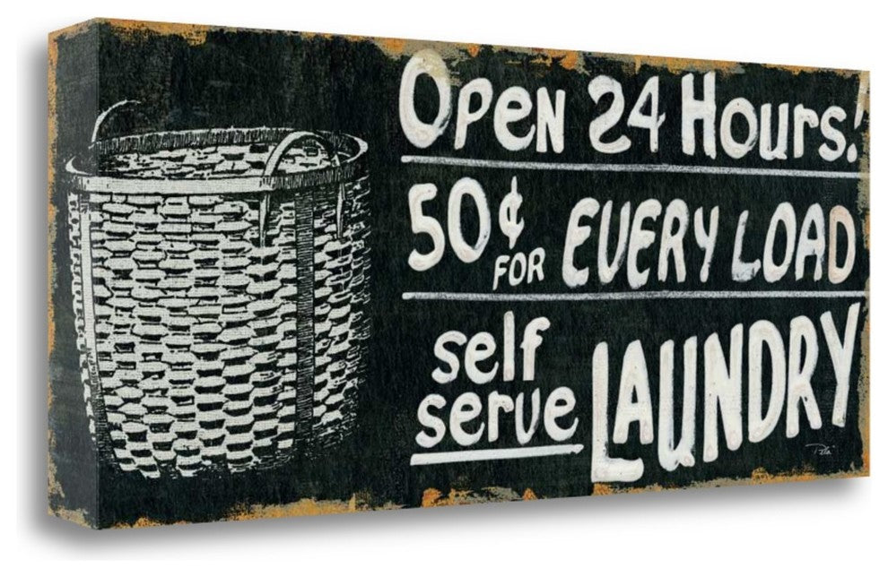 "Vintage Sign II" By Pela, Giclee Print on Gallery Wrap Canvas, Ready to Hang