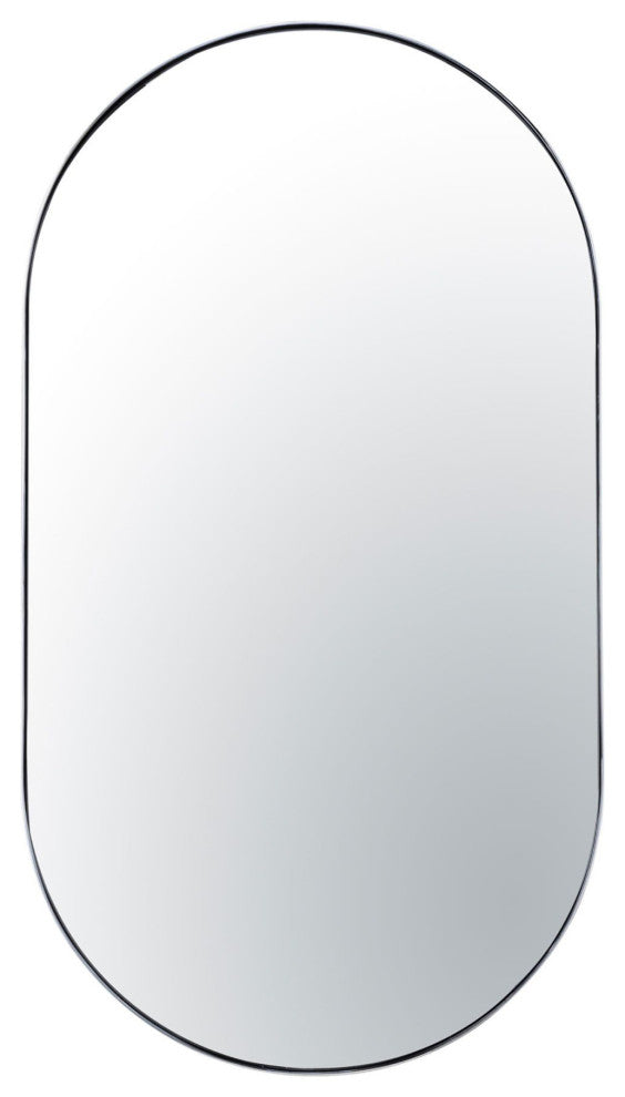 Varaluz 434MI22 Capsule 22" W x 40" H Oval Bathroom Mirror - Chrome