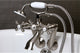 Kingston Brass Clawfoot Tub Faucet With Hand Shower, Brushed Nickel