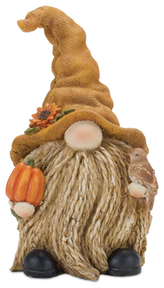Fall Harvest Gnome Figurine, 2-Piece Set