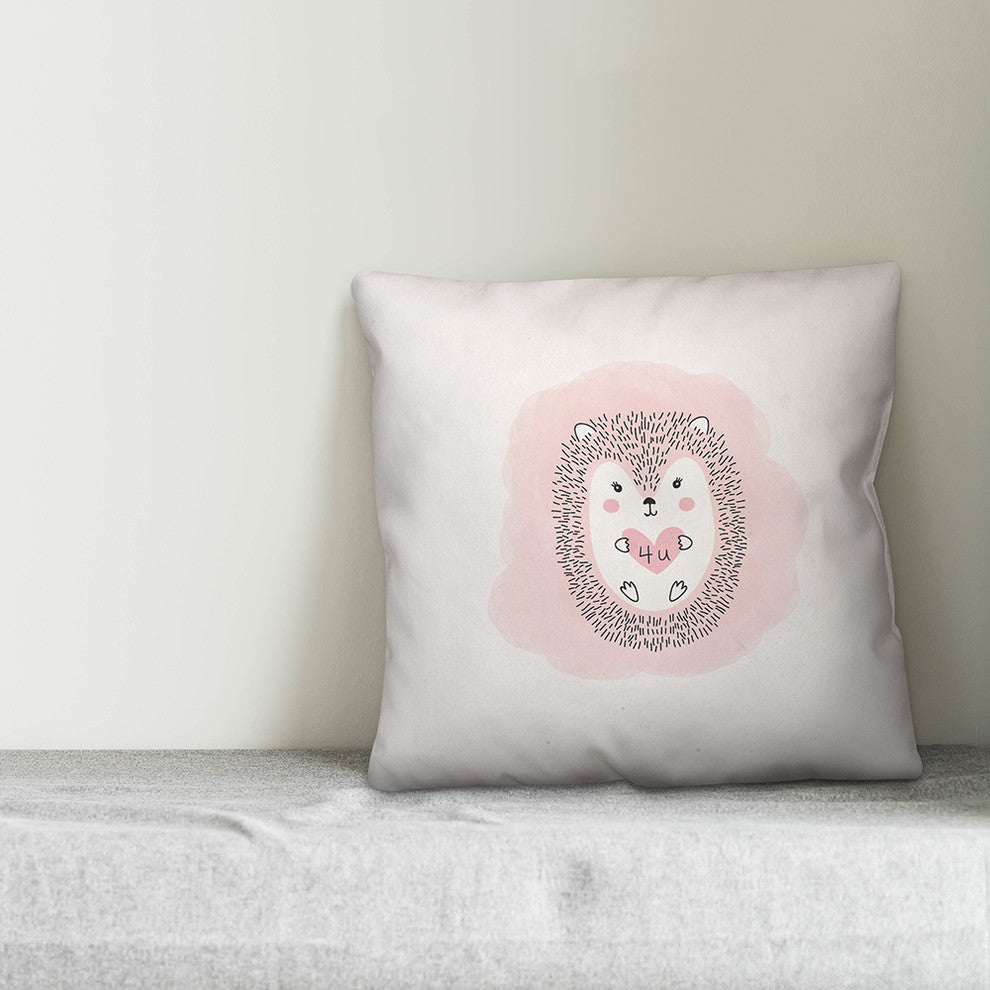 Love Hedgehog 20x20 Throw Pillow
