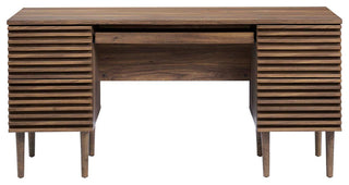 Render Office Desk, Walnut