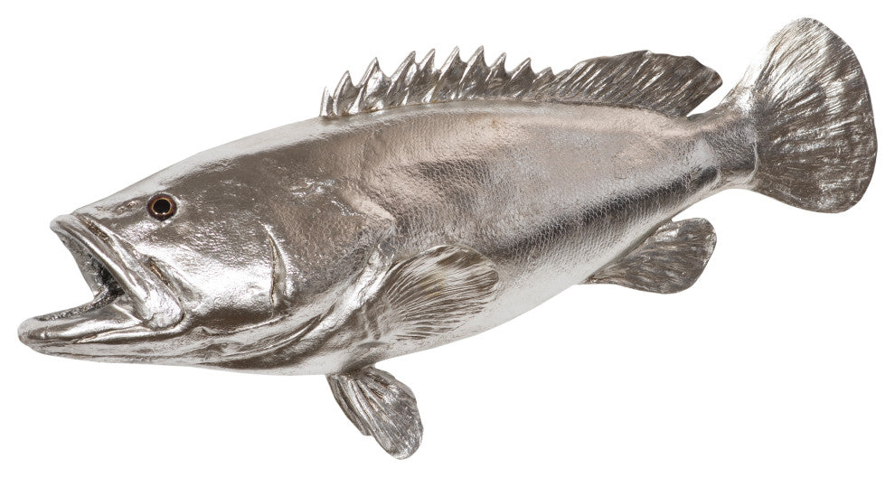 Estuary Cod Fish, Silver Leaf