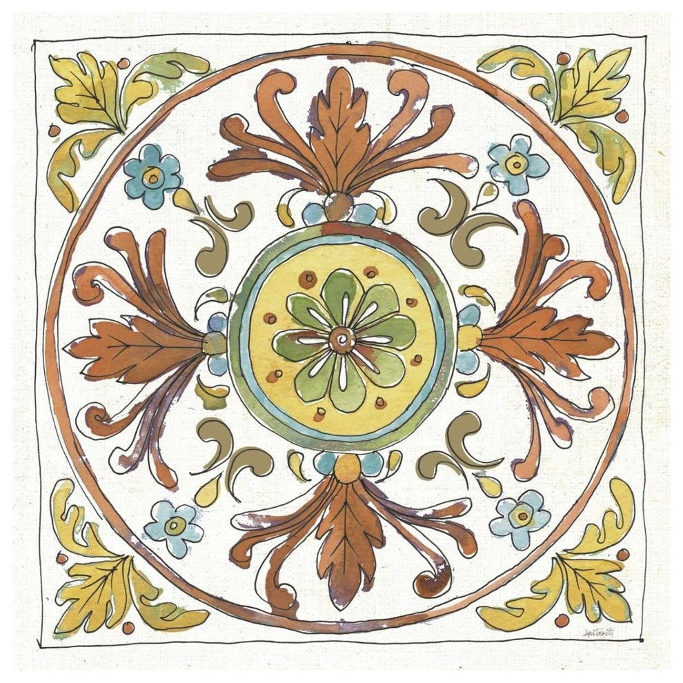 "Tuscan Elegance IX" Digital Paper Print by Anne Tavoletti, 38"x38"