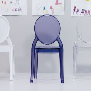 Compamia Elizabeth Kid's Chair, Transparent Violet