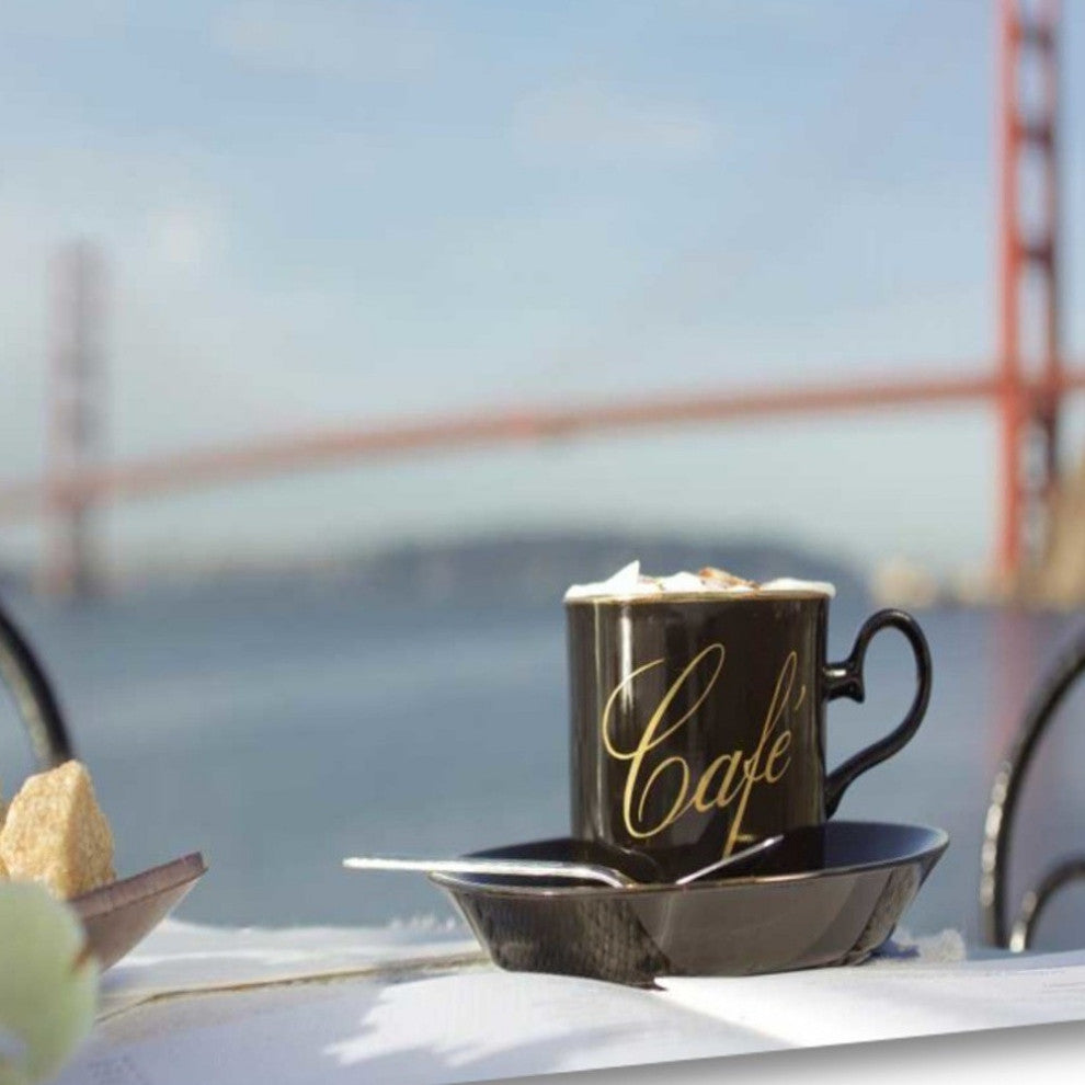 Caf" Mug Golden Gate Bridge 3 Giclee Wrap Canvas Wall Art