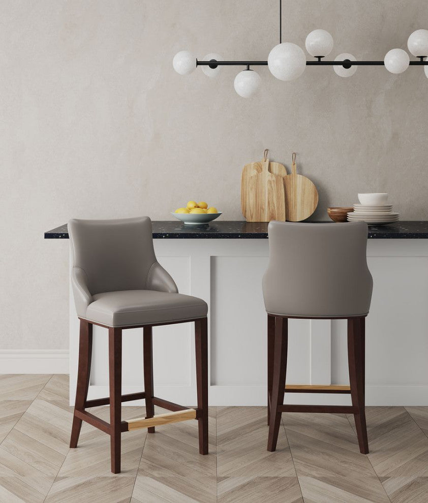 Manhattan Comfort Shubert Barstool, Set of 2