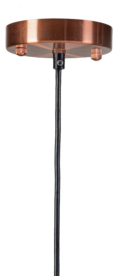 120V Commercial Grade Hanging Ceiling Pendant - 16" Diameter, Copper