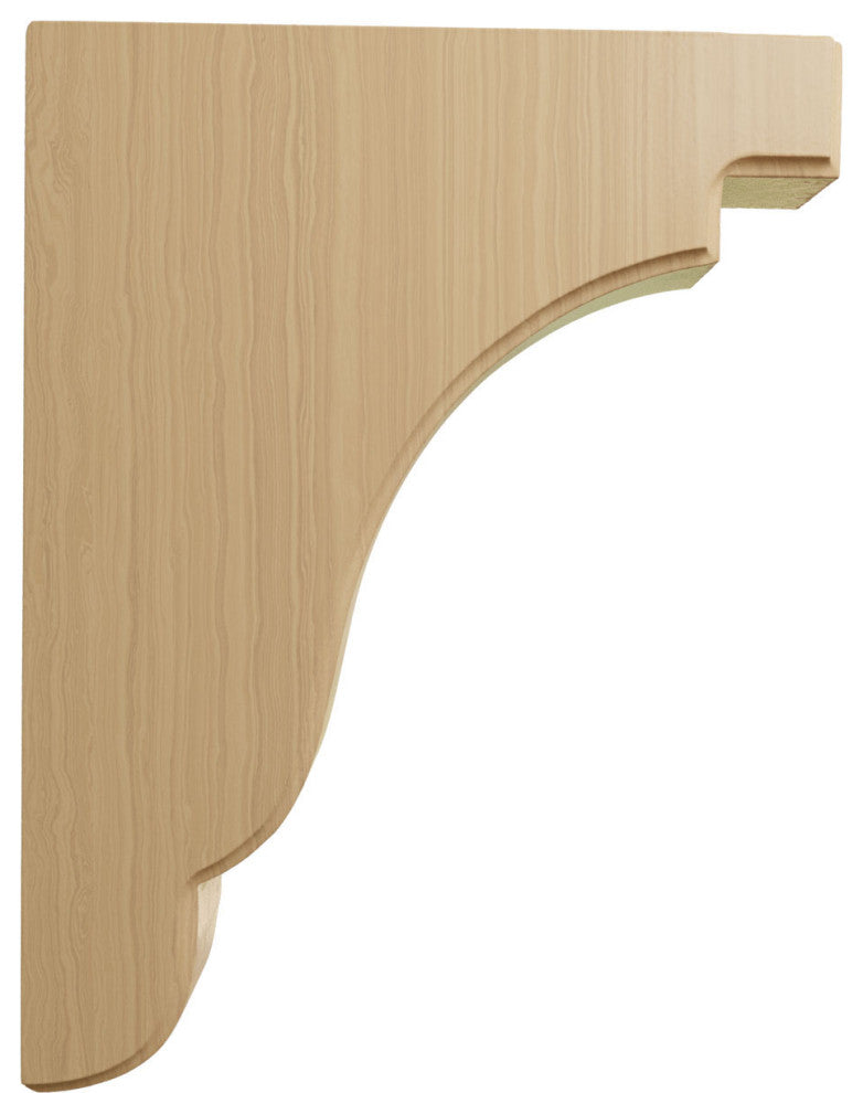 1 3/4"W x 7 1/4"D x 9 1/2"H Bedford Wood Bracket, Cherry