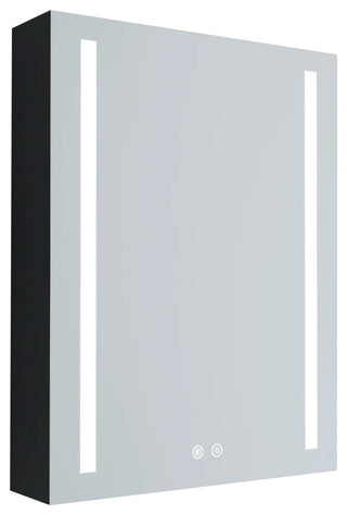 Surface Mount Bath Medicine Cabinet, Mirror and Shelves, 20"
