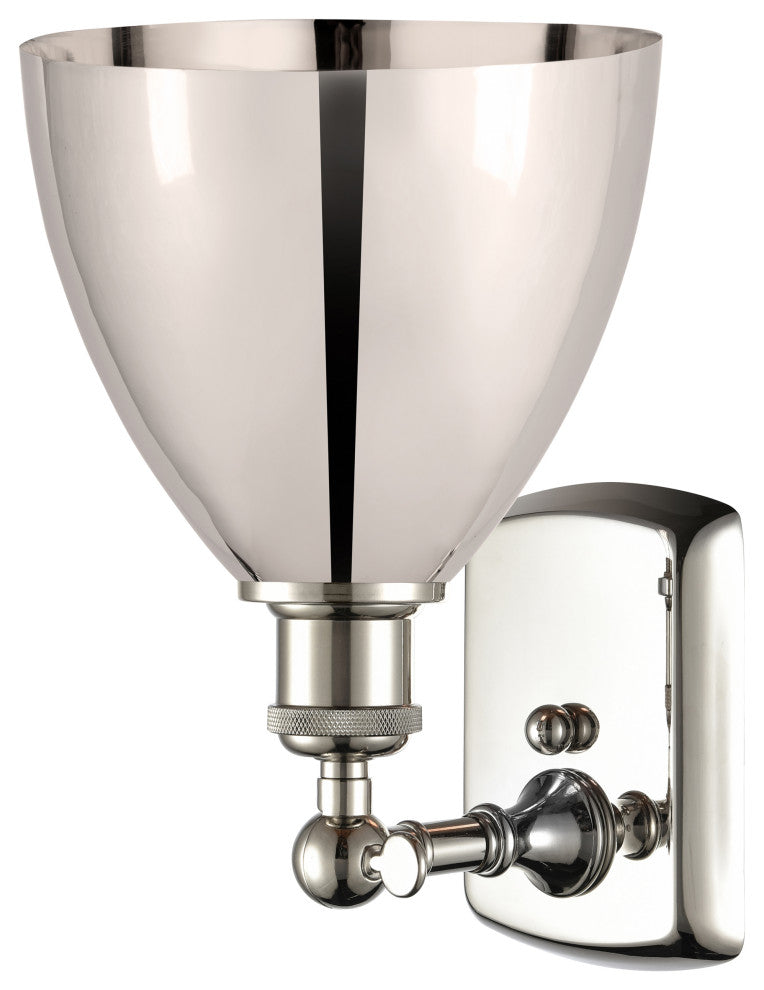 Ballston Dome Sconce, Polished Nickel, LED